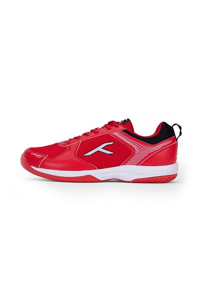 Hundred Court Star Men's Professional Badminton Shoes - Non-Marking, Eu 40/Uk 6/Us 7 (Red/White)