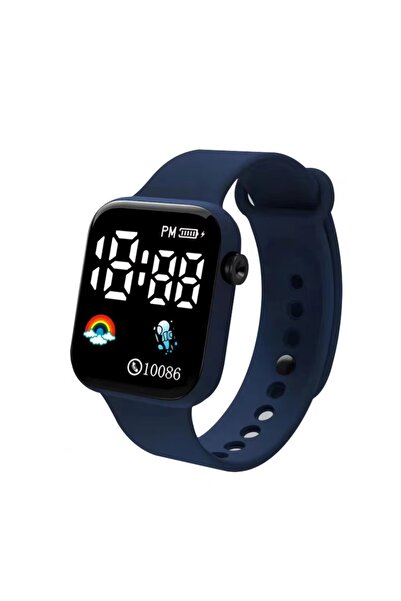 BLUELANS Doğru zaman ekran İzle elektronik saat yazı tipi ekran ile moda su geçirmez dijital çocuklar için