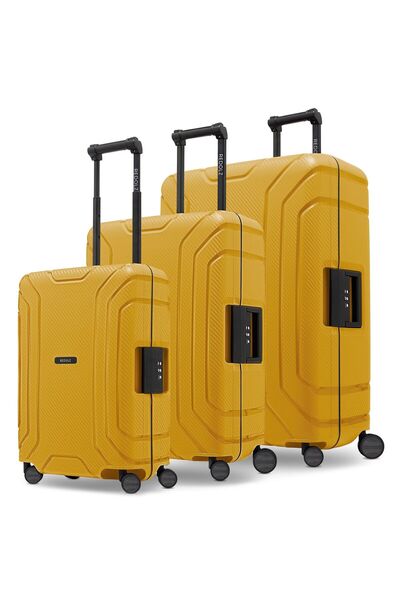 REDOLZ Essentials 15 4-kolesová sada kufrov 3-dielna s trojbodovým uzatváraním