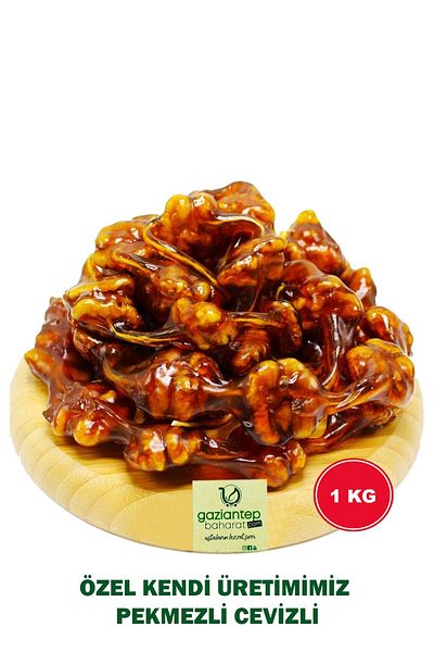 Gaziantep Baharat Special Made Pistachio Melasse Sausage with Walnut Melasse 1000 Gr – Kelebek Sucuk