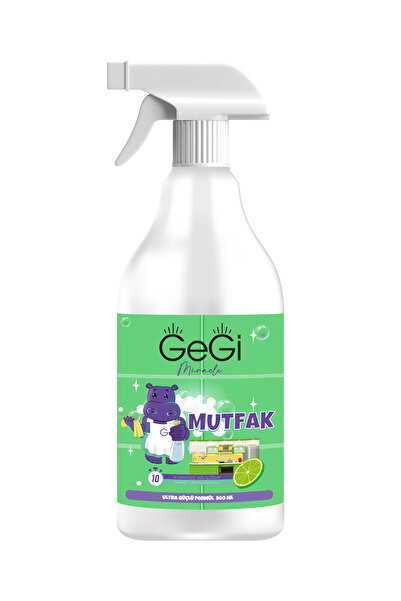 GEGİ Mutfak Temizleyici Kir Yağ Sökücü Yüzeylerde Güçlü Etkili Sprey