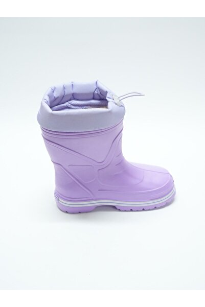 EYMEN SHOES GÜNLÜK KIZ ÇOCUK YÜKSEK BOĞAZLI YAĞMUR BOT, LİLA (LADİK)