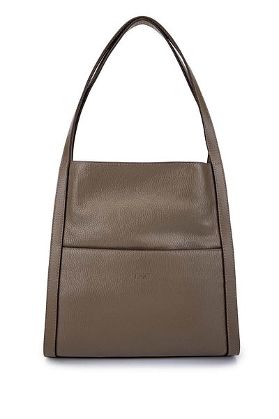 Tamer Tanca Women's Genuine Leather Mink Floater Shoulder Bag