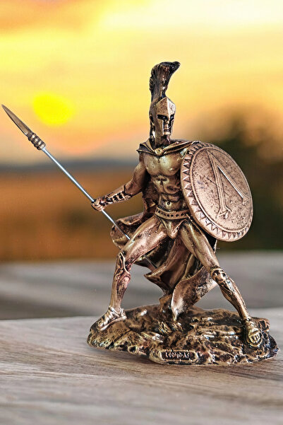 HG Home&Game Sparta Kralı Büyük Leonidas Heykeli Dekoratif Biblo Hediyelik Eşya