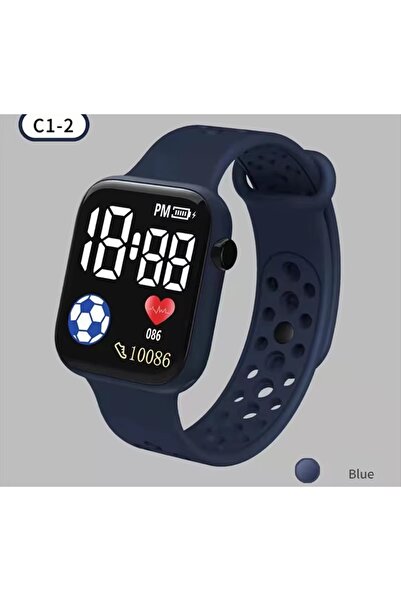 YIKAZE LED dijital saat çocuk su geçirmez spor saatler  silikon dijital saat rahat çocuk elektronik