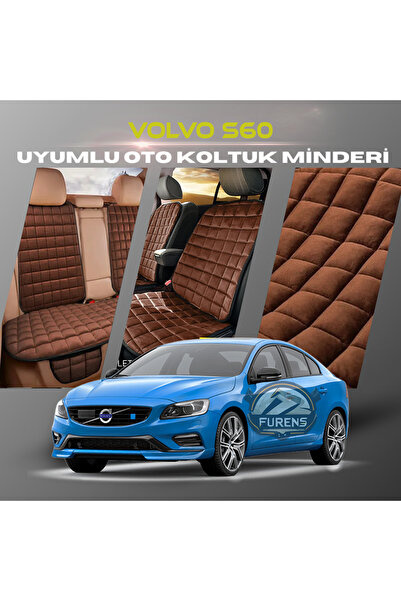 SHOOPLAA مجموعة وسائد مقعد السيارة ذات الريش التايلاندي باللون البني من فولفو...