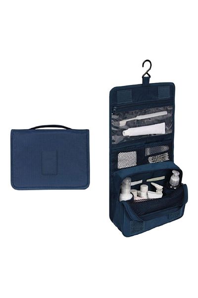 Generic Hanging Toiletry Organizer Navy Blue