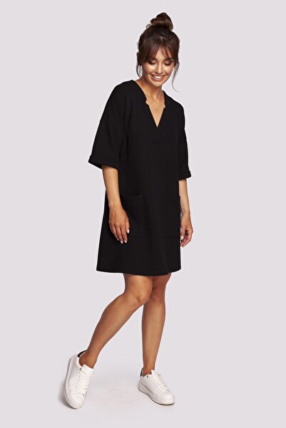 BEWEAR Tunic with a deep neckline and pockets