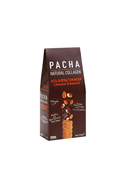 PACHA Kolajenli Kraker Çikolatalı & Bademli