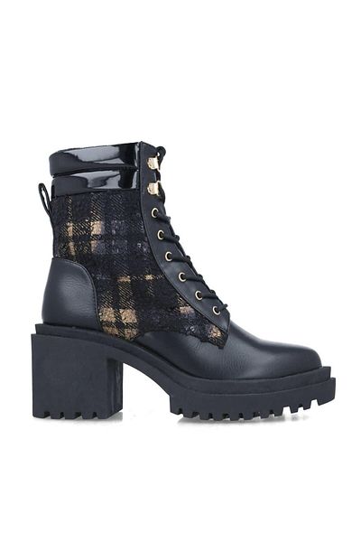 MENBUR WOMEN SHOES BLACK ANKLE BOOTS