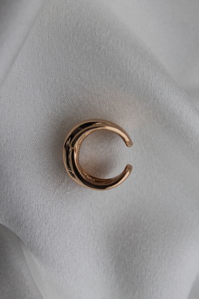 Nenya Vip Steel Cross Coiled Model Earcuff / Cartilage (Compressible) Earrings