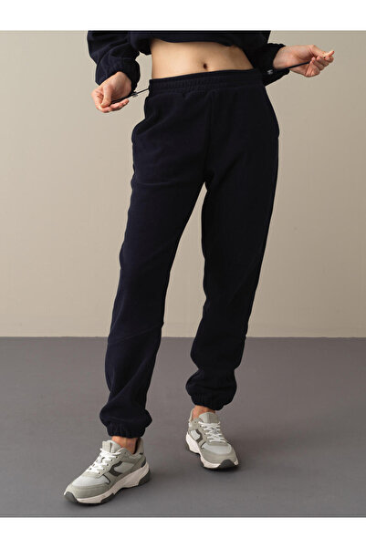 Xint Kadın Lacivert Pamuk Dokulu Polar Sweat Pantolon