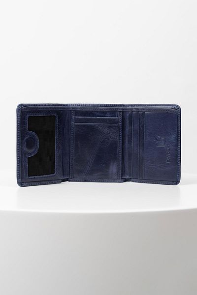 BAYDERİ Olis Men's Genuine Leather Rfid Protected Magnet Closure Card Holder Wallet