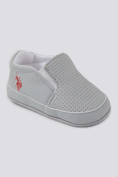 U.S. Polo Assn. حذاء يو اس بولو اسن بيبي بوي رمادي اللون
