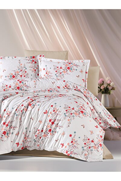 GÖRMEZ TEKSTİL Μονό σετ παπλωματοθήκης BEIGE βαμβακερό - με ελαστικά σεντόνια...