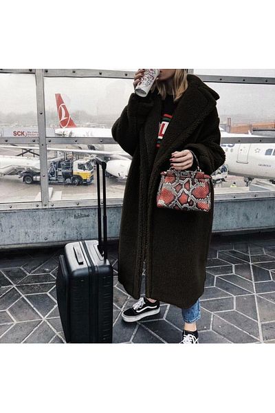 Mothermood M0The3Rwinter Plush Women's Stylish Jacket