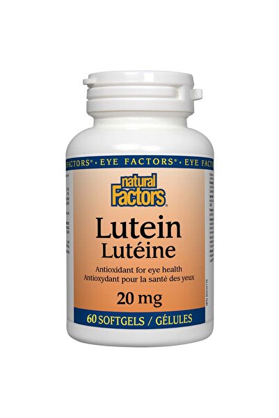 Natural Factors لوتين، 20 ملغ، 60 كبسولة هلامية