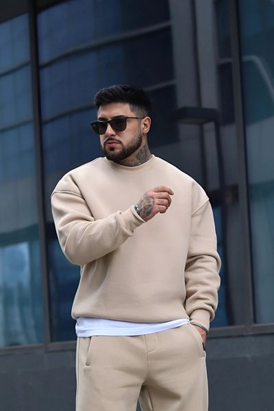 BayBayan Ανδρικό φούτερ Crew Neck Premium Casual Seasonal