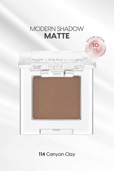 Missha Modern Shadow Matte - Soft Texture Non-Spill Eye Shadow Single (114 Canyon Clay)