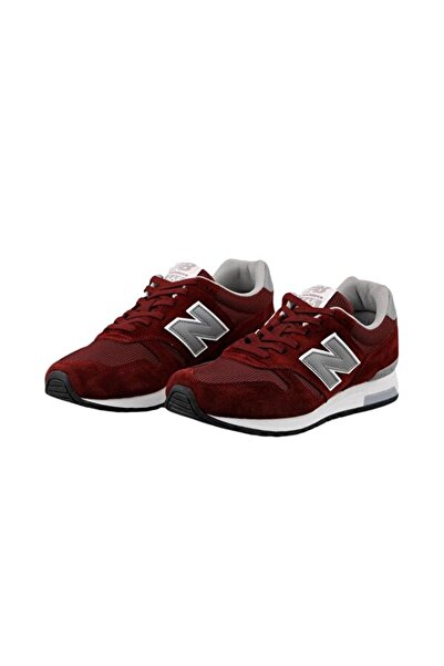 New Balance Ml565Brg Stylish Design Burgundy Sneakers