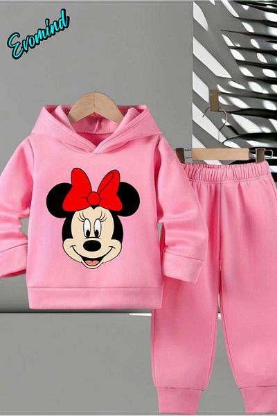 Evomind Σετ φόρμας KIDS με στάμπα με κουκούλα