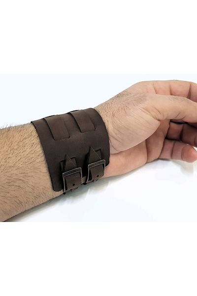 aysefe Real Leather 2 Belt Bracelet