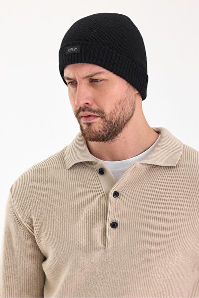 odelon Чоловіча вовняна трикотажна шапка