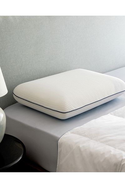 Madame Coco Fuchsia Visco Gel Cooling Pillow - White - 60X40 cm