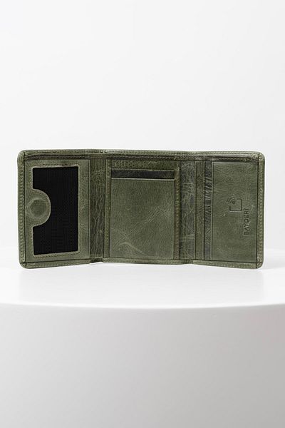 BAYDERİ Olis Men's Genuine Leather Rfid Protected Magnet Closure Card Holder Wallet