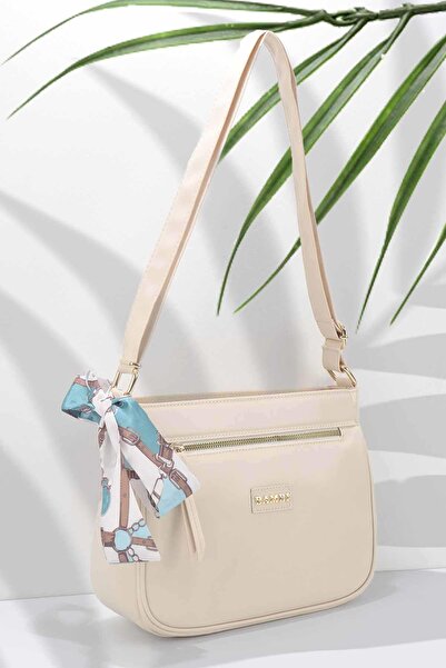 Bambi Bej Kadın Postacı Çanta C06554205509