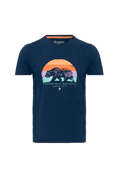 ROUTEFIELD Tricou pentru bărbați Tone Blue