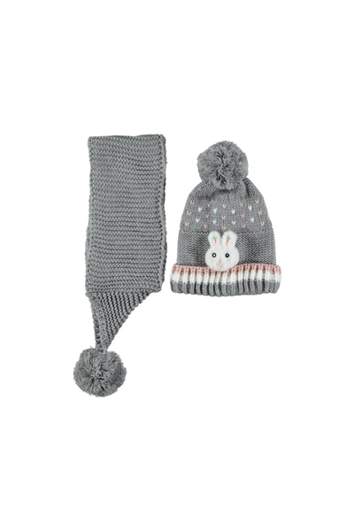 Kitti Set of 2 Scarf Beanies for Girls - 20019