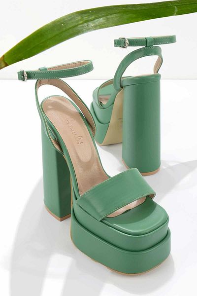 Bambi Grüne Damen-Abendschuhe K 05575030509