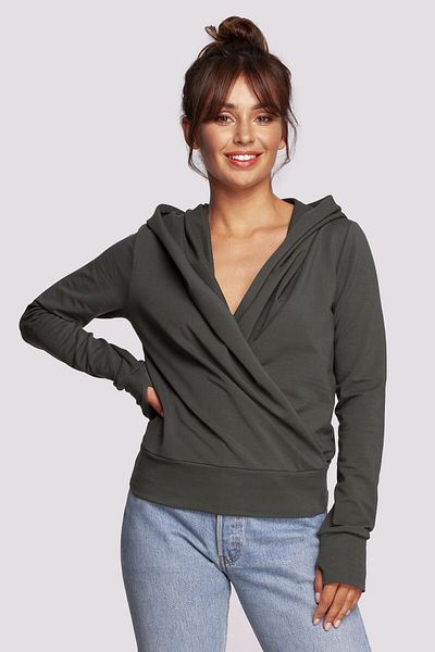 BEWEAR Wrap-style hoodie