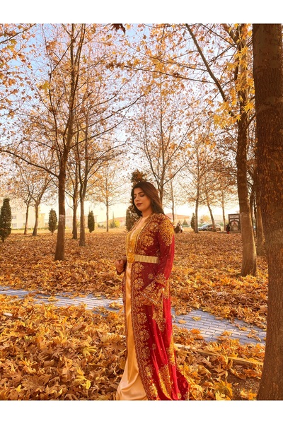 ABAYLAR Mor kaftan