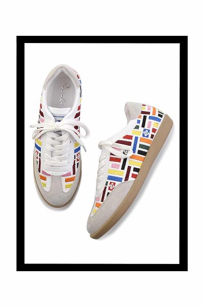 Bambi Tenis de damă alb colorat - K 01179761009