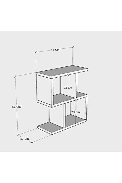 Moonlife Damla Yan Sehpa Kırmızı