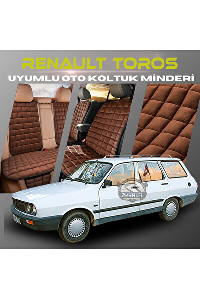 SHOOPLAA Renault Taurus Brown Color Thai Feather Auto Seat Cushion Set with P...