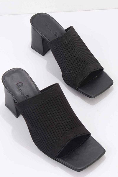 Bambi Women's Black Slippers K04503400082