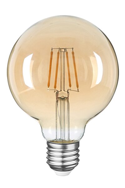 Heka G95 6w Gold Cam 2700 K Gün Işığı Gerçek Rustik Ampul E27 Duy