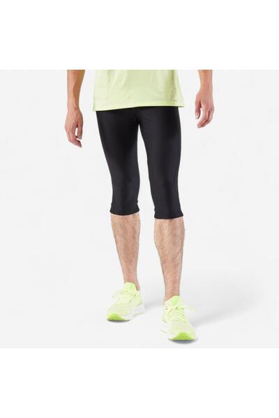 Decathlon Ανδρικό κολάν 3/4 - Για τρέξιμο - Μαύρο - Kıprun Run 100