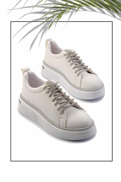 Bambi Women's White Sneakers K01377023709