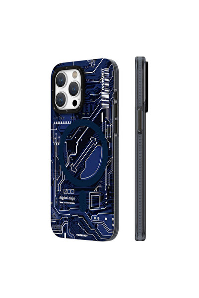 Youngkit Apple iPhone 15 Pro Kılıf Magsafe Şarj Özellikli YoungKit Technology Serisi Kapak