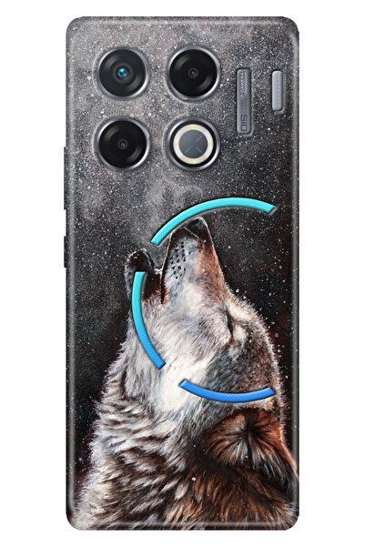INFINIX GT 20 Pro Kılıf INFINIX infinix Desenli Kapak Baskılı Vahşi Kurt