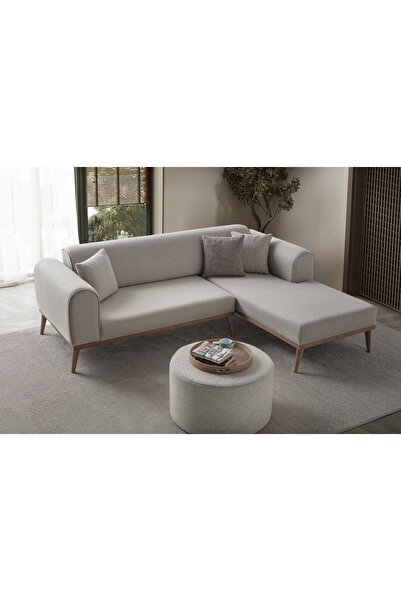 EDSY HOME Rebull Köşe Koltuk Takımı Krem