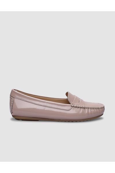 Cabani Powder Patent Leather Women's Loafer - 100% Genuine Leather