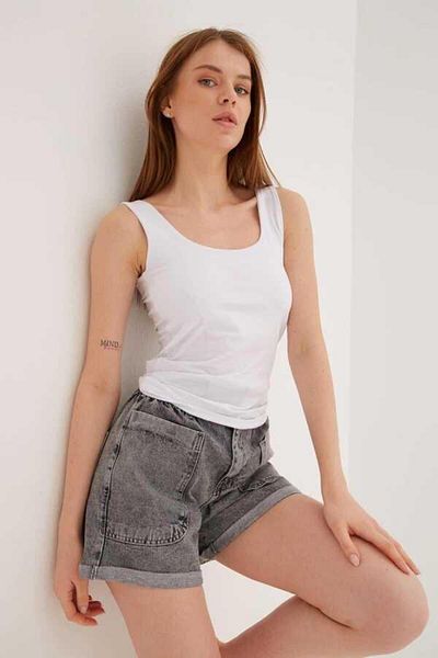 Fashion Friends ΓΥΝΑΙΚΕΙΟ ΣΤΟΜΑΤΙΚΟ ΜΠΟΥΜΕΝΟ ΤΕΤΡΑΓΩΝΟ ΓΙΑΚΑ ΜΕ ΧΟΝΤΡΟ ΛΟΥΡΙ 23Y-ATL0266K2