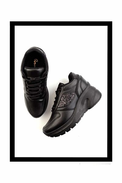 Bambi Women's Black Sneakers - K 01027018509 Model