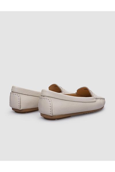 Cabani Loafer de damă bej - 100% piele naturală