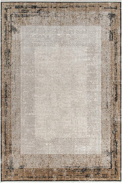 Royal Halı Bearny Td04a Gold Krem Viskon Akrilik Yumuşak Dokulu Modern Halı Karademir Home